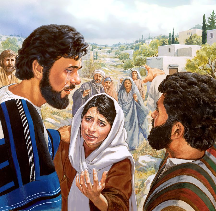 Ta̱ Jesús xa̱kura tá ni̱ka̱ʼa̱n ñá Marta xíʼinra ña̱ ni̱xi̱ʼi̱ ta̱ lazaro