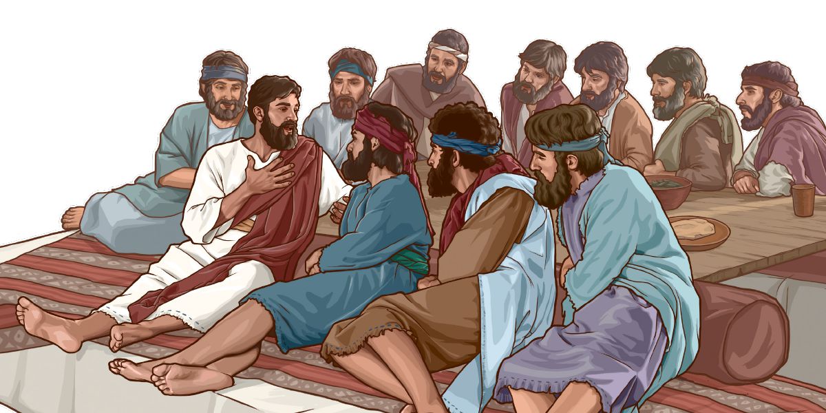 Ta̱ Jesús káʼa̱nra xíʼin na̱ apóstolra