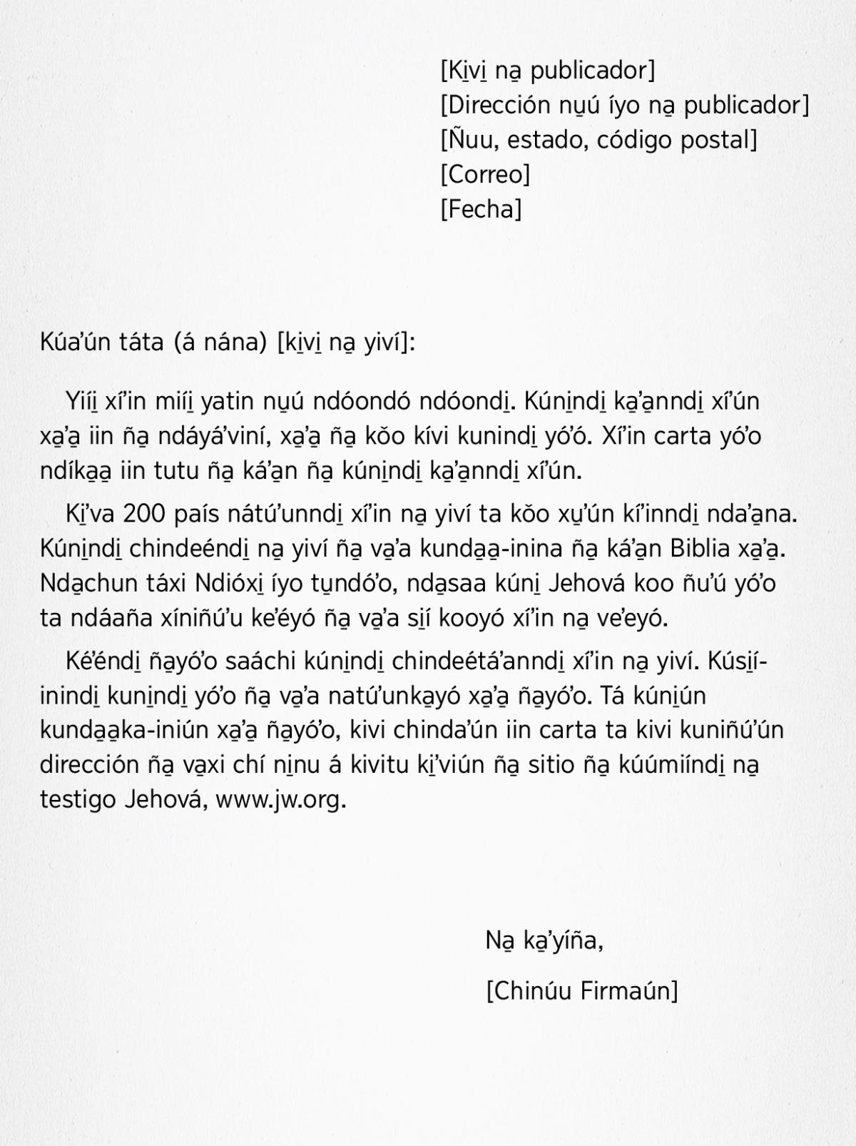 Iin carta ña̱ kundiku̱n