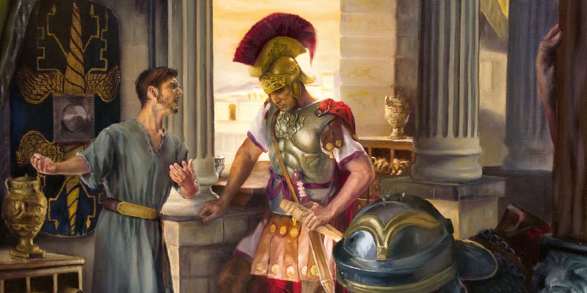 Xa̱xi̱n ta̱ Pablo káʼa̱nra xíʼin ta̱ ndísochíñu xíʼin na̱ soldado