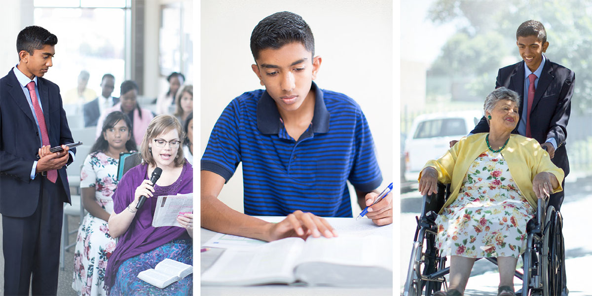 Iin ta̱ loʼo testigo sáya̱ʼara micrófono ndaʼa̱na tá íyo reunión ña̱ congregación, káʼvi mitúʼun miíra ta chíndeétáʼanra xíʼin iin ñá hermana ñá níndúʼu nu̱ú iin tayi̱ tú rueda