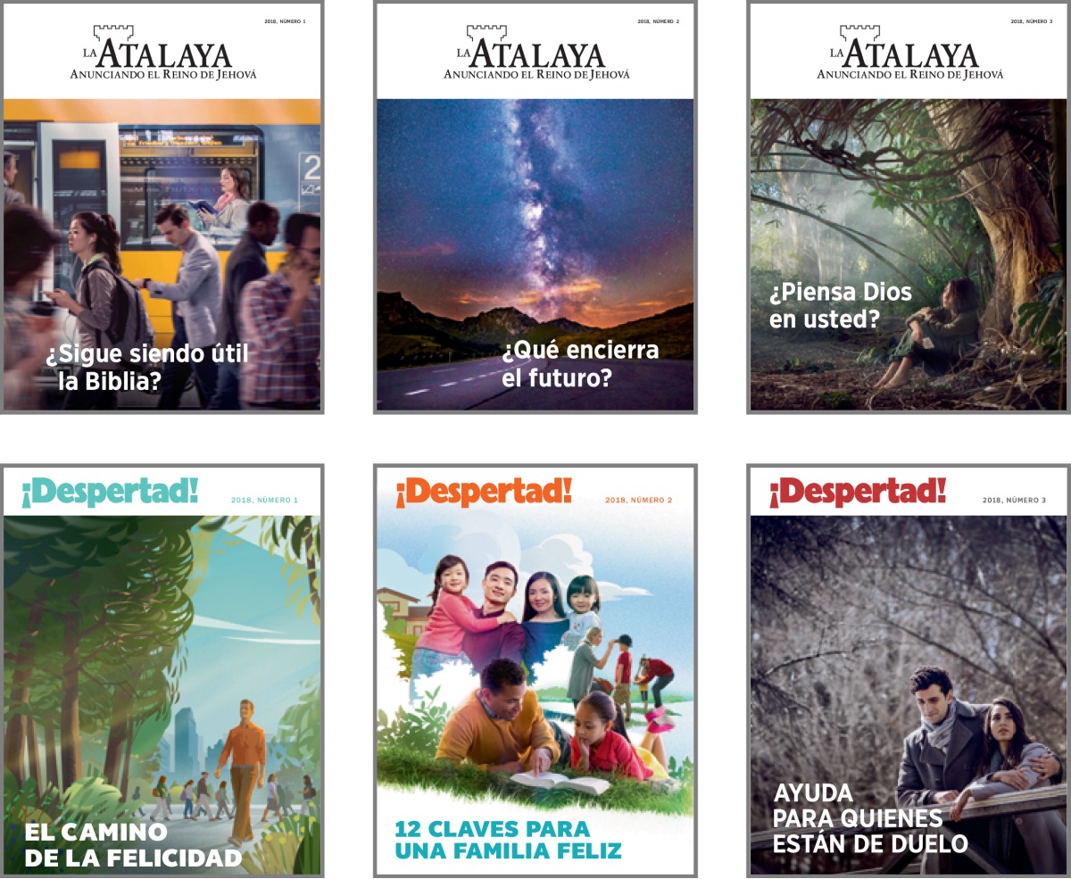 Nu̱ú va̱xi na̱ʼná ña̱ káʼa̱n xa̱ʼa̱ ña̱ va̱xi sa̱tá ña̱ revista La Atalaya xíʼin ¡Despertad! ña̱ ku̱i̱ya̱ 2018: 1. ¿Sigue siendo útil la Biblia? 2. ¿Qué encierra el futuro? 3. ¿Piensa Dios en usted? 4. El camino de la felicidad. 5. 12 claves para una familia feliz. 6. Ayuda para quienes están de duelo.