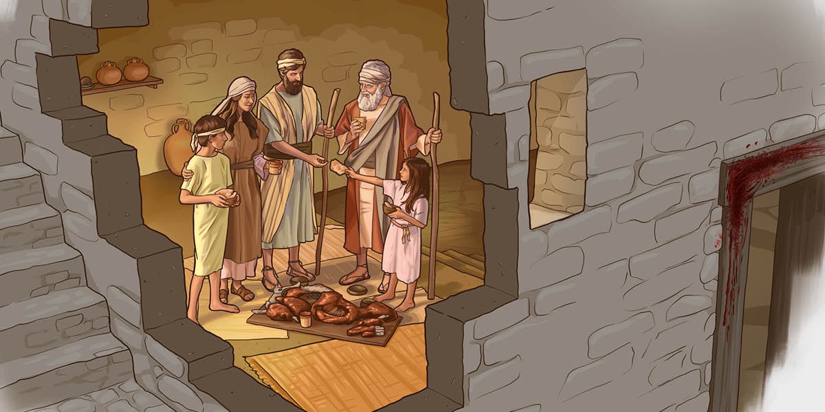 Iin familia na̱ ñuu Israel xíxina vikó ña̱ pascua tá kúma̱níka keena ña̱ ñuu Egipto