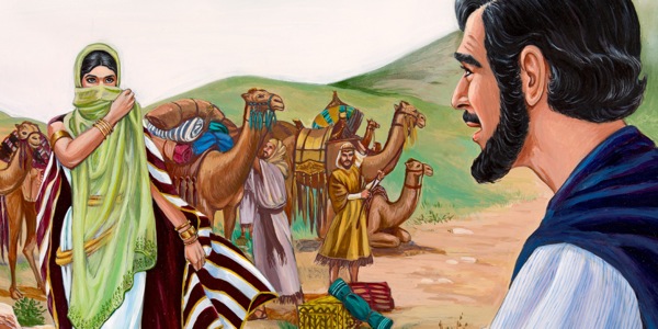 Ta̱ Isaac xítora ñá Rebeca tá va̱xiñá