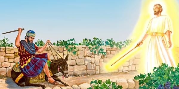 Tí burro káʼa̱nrí xíʼin ta̱ Balaam saáchi iin ta̱ ángel ndásira yichi̱ nu̱úra