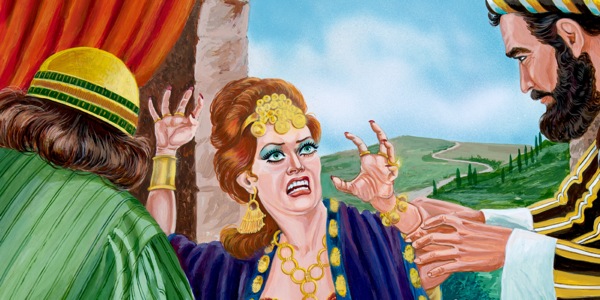 Ta̱a na̱ káchiñu palacio kúni̱na sákanana ñá reina Jezabel chí ventana