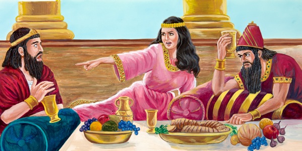 Tá ndóona xíxina ñá reina Ester ni̱ka̱ʼa̱nñá xíʼin ta̱ rey Asuero ña̱ kúni̱ ta̱ Hamán keʼéra xíʼinna