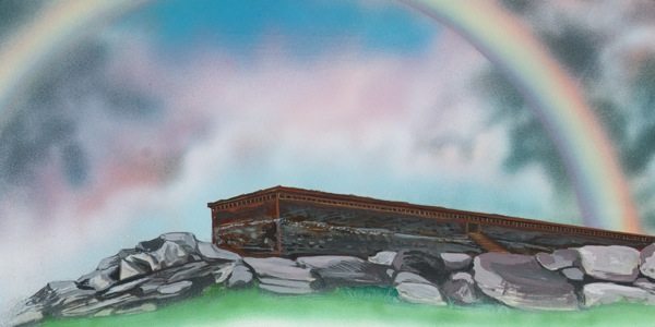 Arco iris tí ka̱na nu̱ú, tú arca ta̱ Noé xi̱ko̱onú nu̱ú ñuʼú nda̱a̱