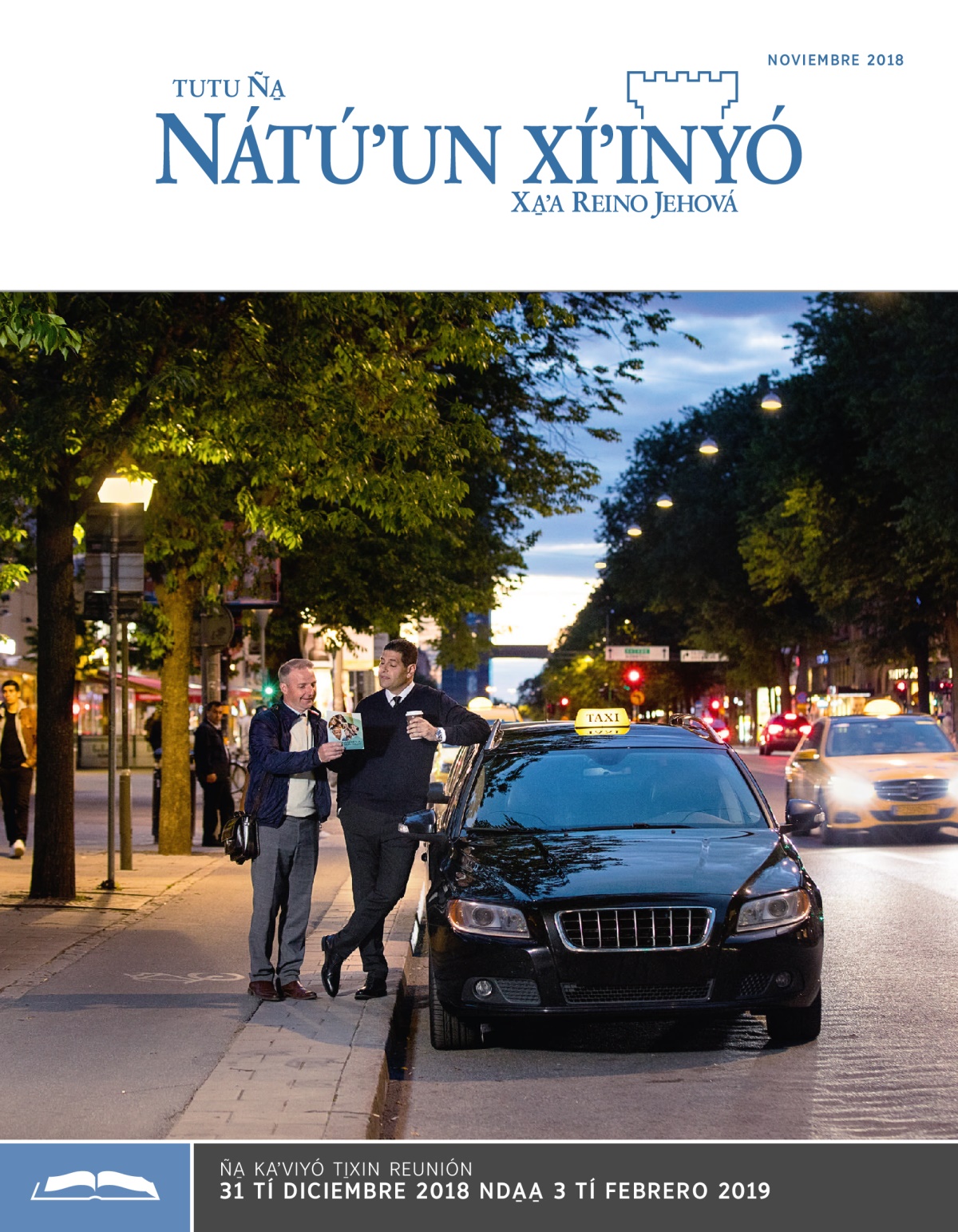 Tutu Ña̱ Nátúʼun xíʼinyó (ña̱ kaʼviyó ti̱xin reunión), noviembre 2018