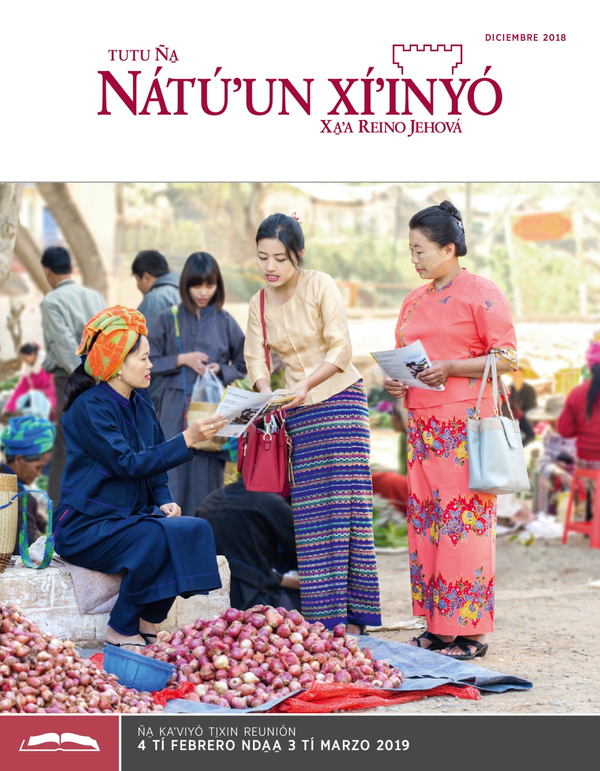 Tutu Ña̱ Nátúʼun xíʼinyó (ña̱ kaʼviyó ti̱xin reunión), diciembre 2018