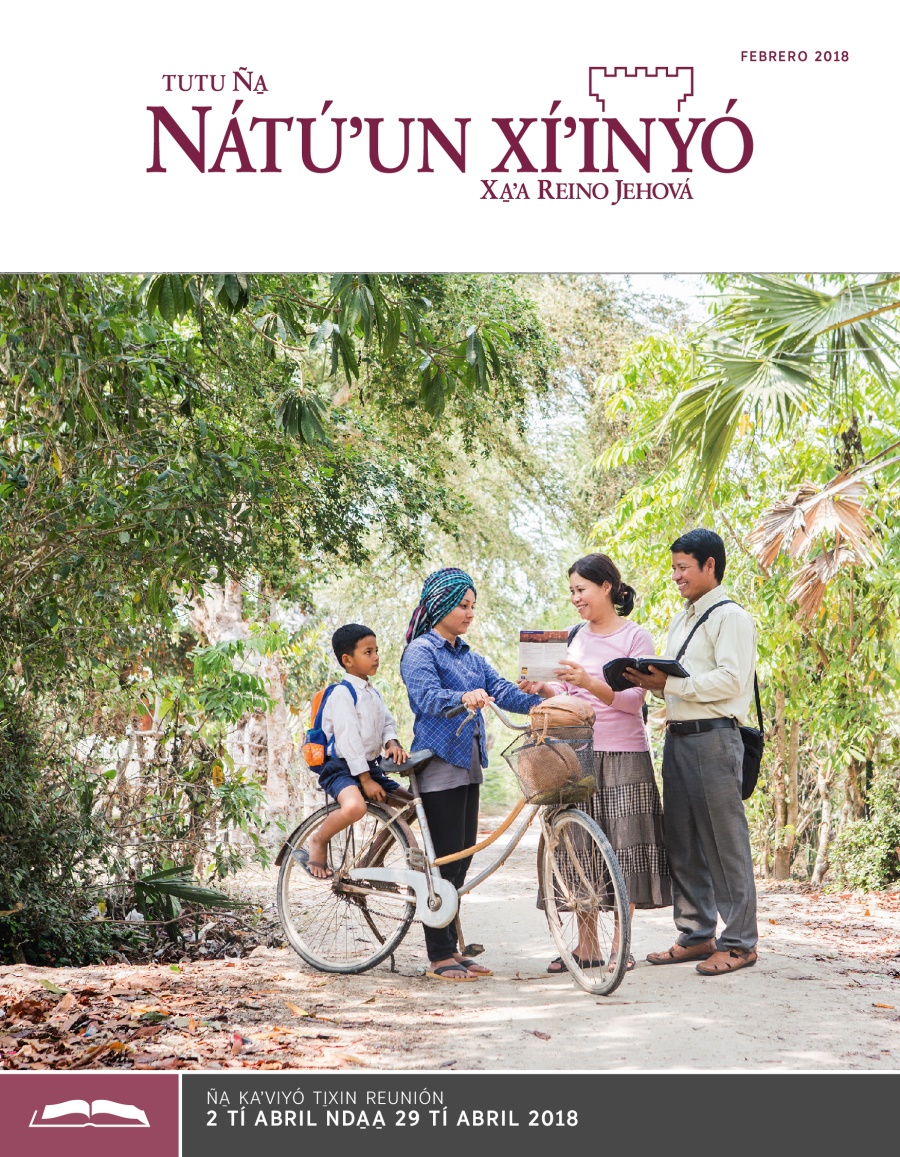 Tutu Ña̱ Nátúʼun xíʼinyó (ña̱ kaʼviyó ti̱xin reunión), febrero 2018