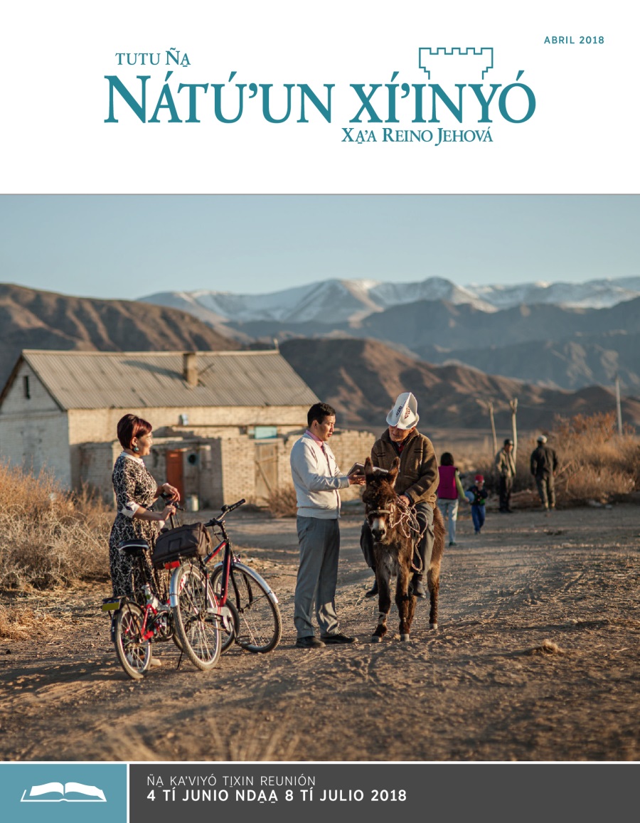 Tutu Ña̱ Nátúʼun xíʼinyó (ña̱ kaʼviyó ti̱xin reunión), abril 2018