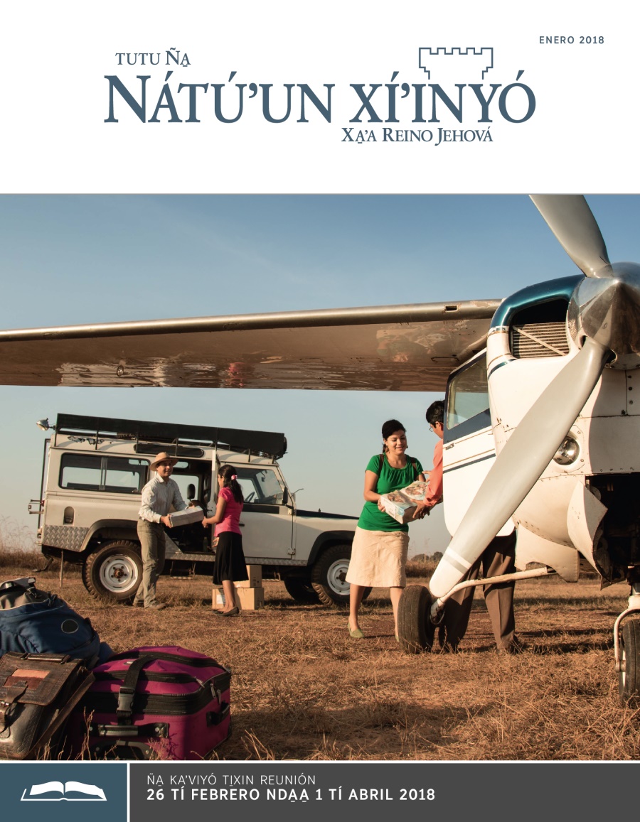 Tutu Ña̱ Nátúʼun xíʼinyó (ña̱ kaʼviyó ti̱xin reunión), enero 2018