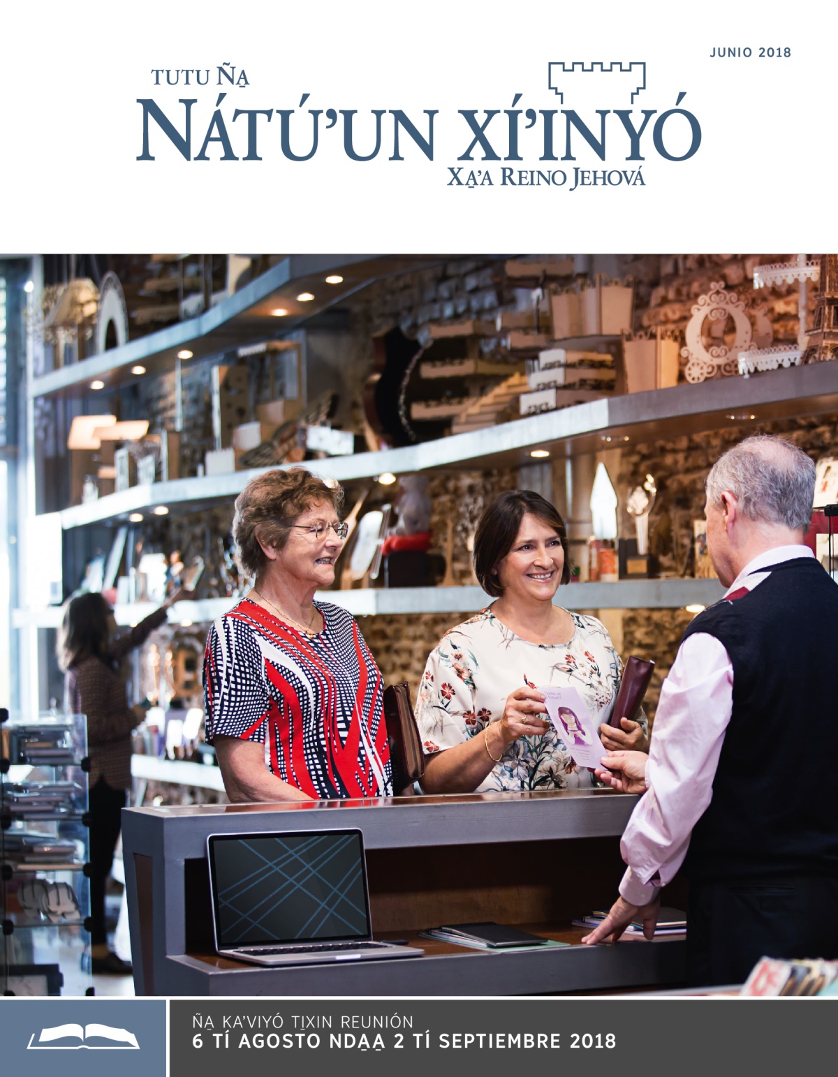 Tutu Ña̱ Nátúʼun xíʼinyó (ña̱ kaʼviyó ti̱xin reunión), junio 2018