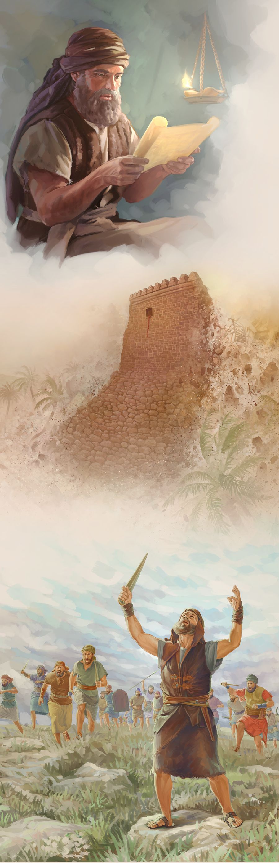 Ta̱ Josué káʼvira rollo nu̱ú va̱xi ley; ndu̱va nama̱ ña̱ Jericó ta va̱ása nínduva veʼe ñá Rahab; ta̱ Josué ndániʼira ndaʼa̱ra chí ndiví tá káʼa̱nra xíʼin Jehová