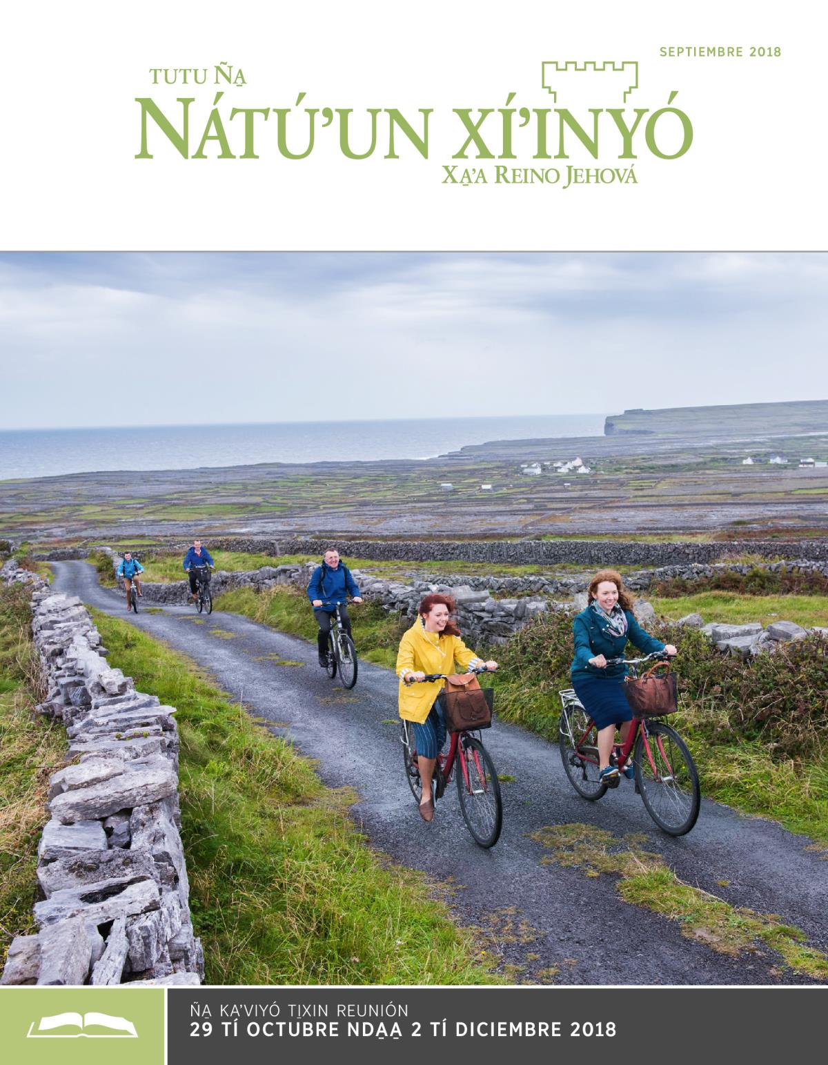 Tutu Ña̱ Nátúʼun xíʼinyó (ña̱ kaʼviyó ti̱xin reunión), septiembre 2018