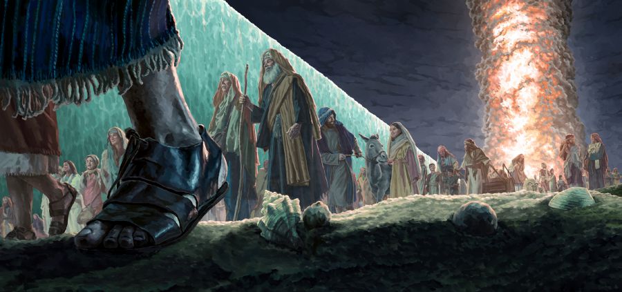 Na̱ ñuu Israel xíkana nu̱ú yu̱ti tá mar Rojo, ta túun iin ñuʼu̱ nu̱úna