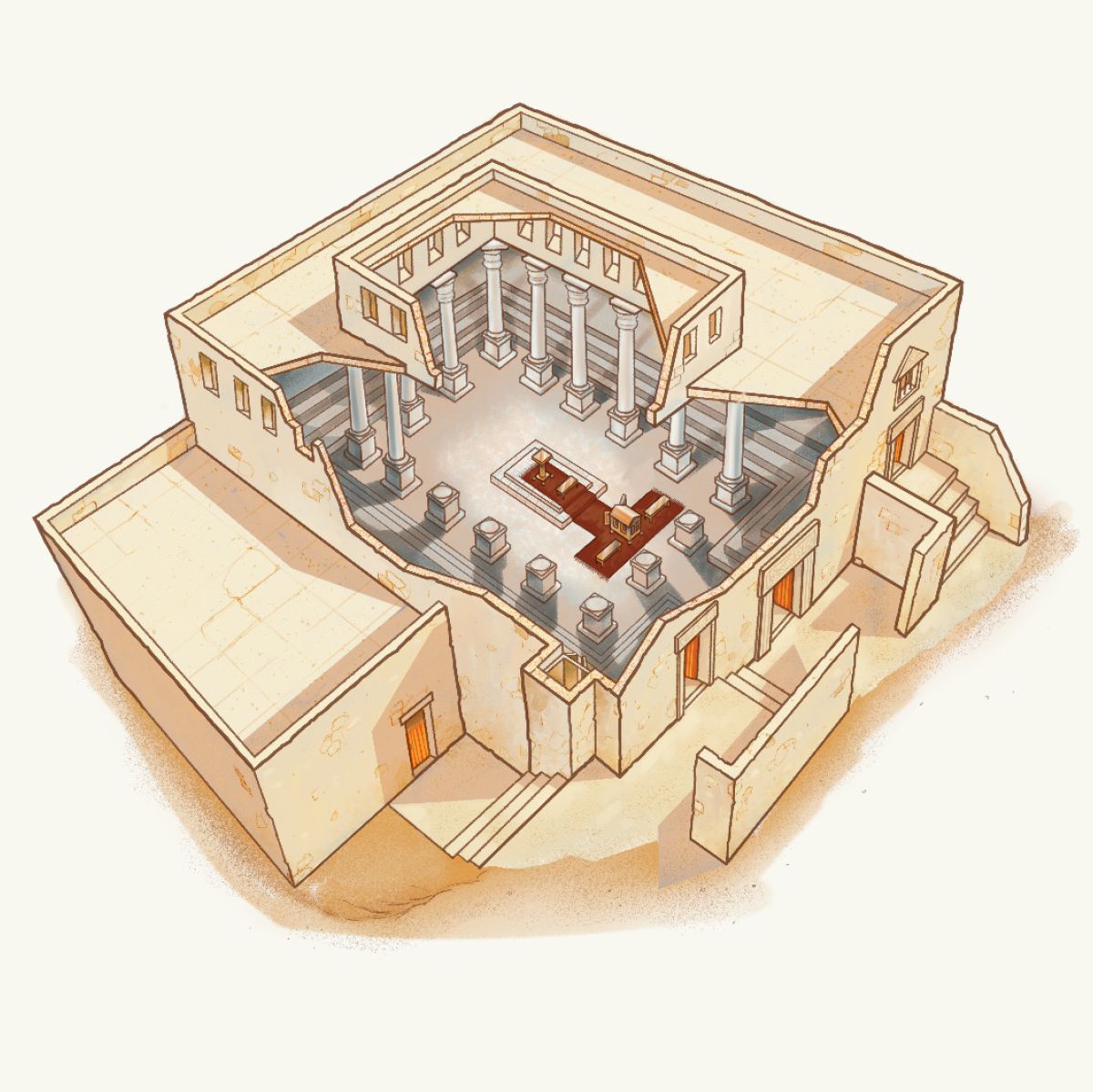 Ña̱ sinagoga tá siglo nu̱ú, ña̱ xi̱kindoo chí Gamala