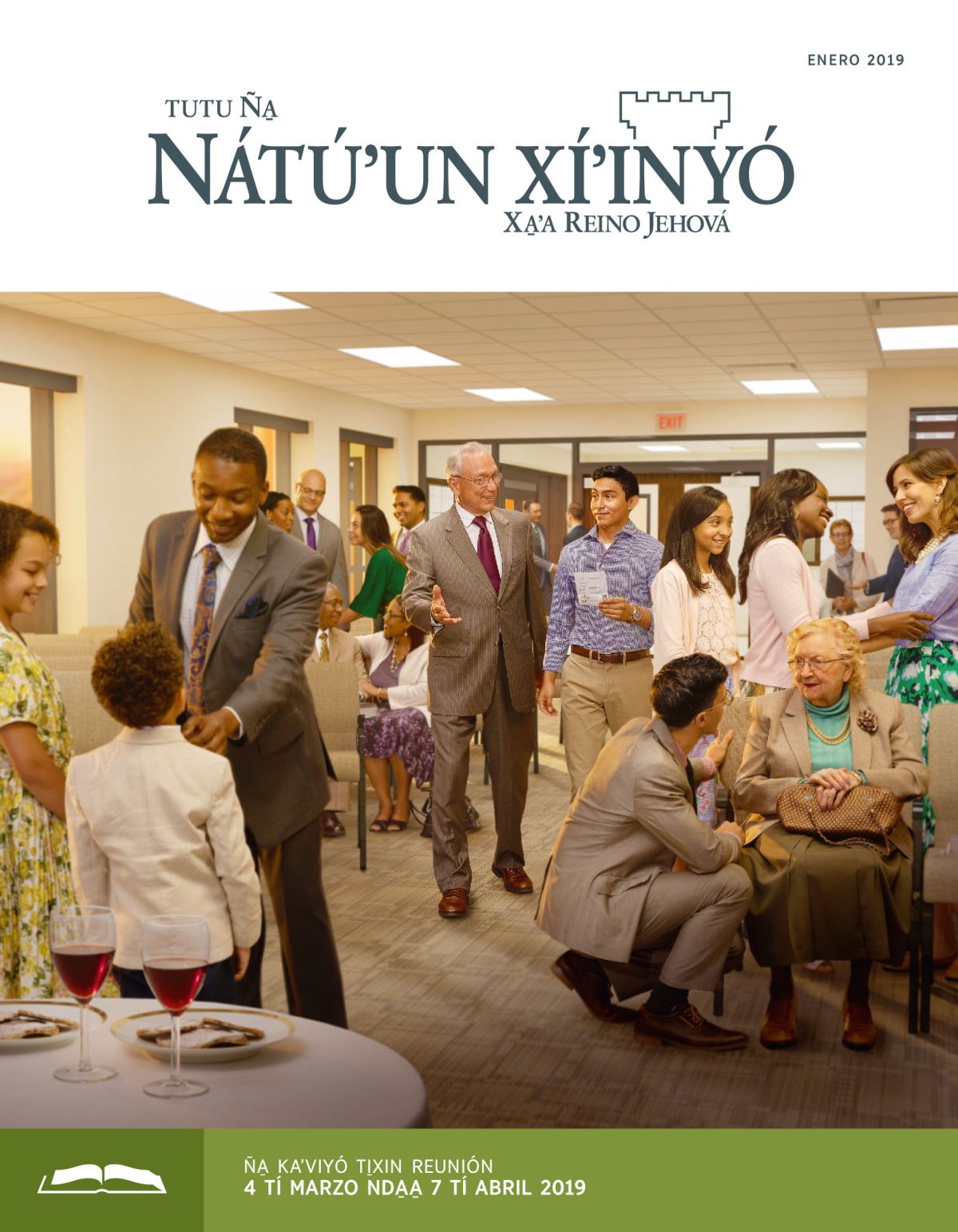 Tutu Ña̱ Nátúʼun xíʼinyó (ña̱ kaʼviyó reunión), enero 2019