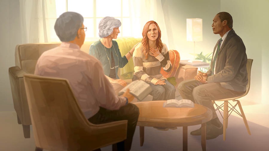 U̱vi̱ na̱ anciano ni̱xa̱ʼa̱nna xítona iin ñá hermana ñá xóʼvi̱; saátu ñáyóʼo ka̱nañá iin ñá hermana ñá íyo nda̱kú-ini xíʼin Ndióxi̱ ñá sa̱ndíko-iniñá íyoñá xíʼinna