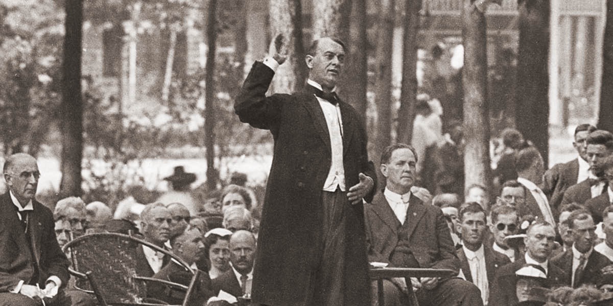 Ta̱ hermano Rutherford táxira iin discurso ti̱xin ña̱ asamblea ña̱ ni̱xi̱yo chí Cedar Point (Ohio) tá ku̱i̱ya̱ 1919