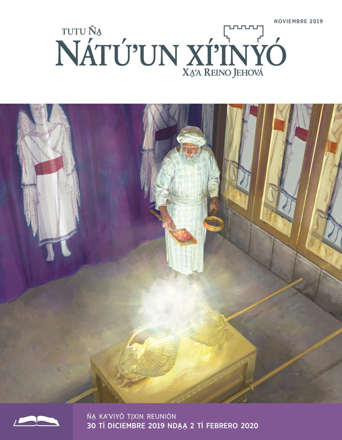 Tutu Ña̱ Nátúʼun xíʼinyó (ña̱ kaʼviyó ti̱xin reunión), noviembre 2019