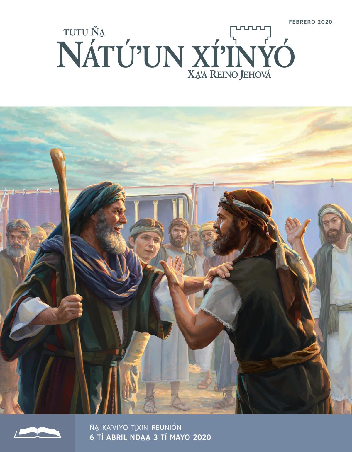 Tutu Ña̱ Nátúʼun xíʼinyó (ña̱ kaʼviyó ti̱xin reunión), febrero 2020.