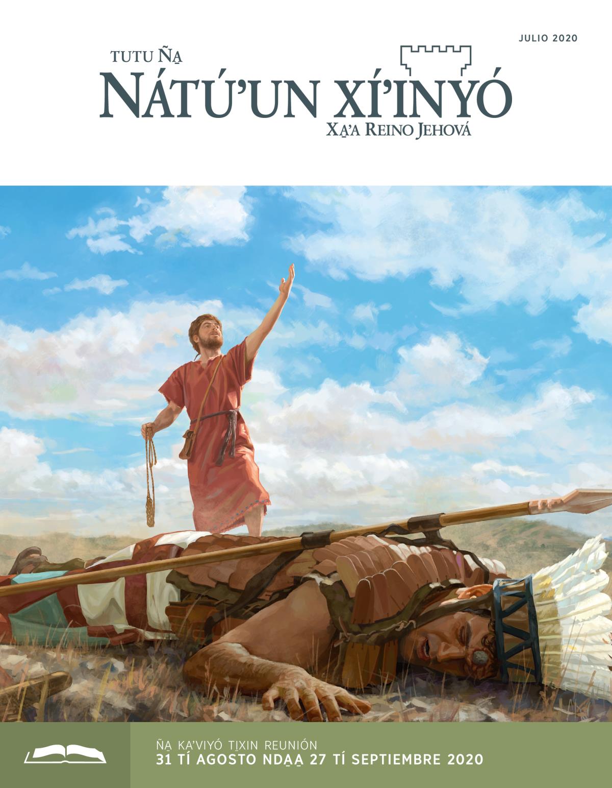 Tutu Ña̱ Nátúʼun xíʼinyó (ña̱ kaʼviyó ti̱xin reunión), julio 2020.