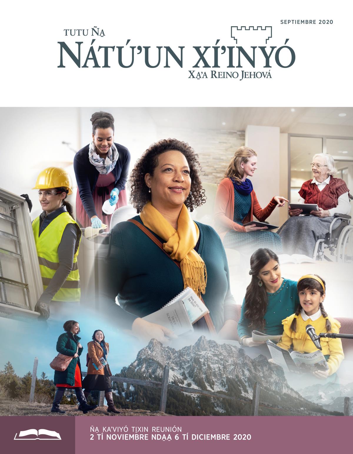 Tutu Ña̱ Nátúʼun xíʼinyó (ña̱ kaʼviyó ti̱xin reunión), septiembre 2020.