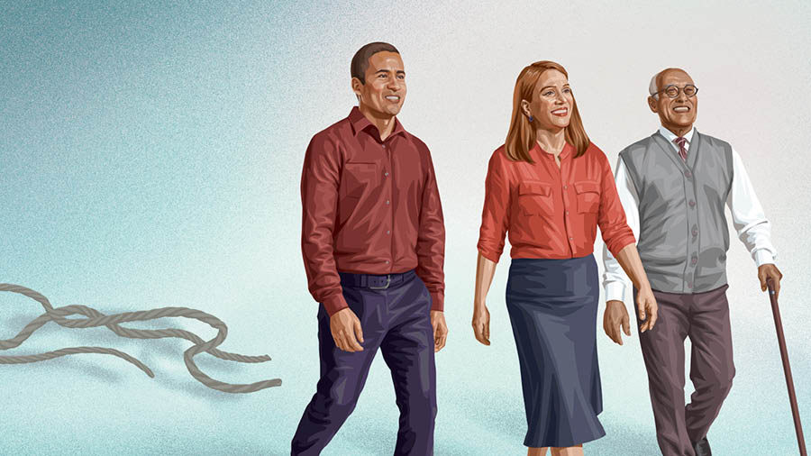 Ta̱ hermano xa̱a̱ chée, iin ñá hermana xíʼin iin ta̱ hermano ta̱ loʼo na̱ va̱xi nu̱ú na̱ʼná ña̱ nu̱ú, sa̱ñána yoʼo̱ ta xáku̱na ta ndakú íyo inina.