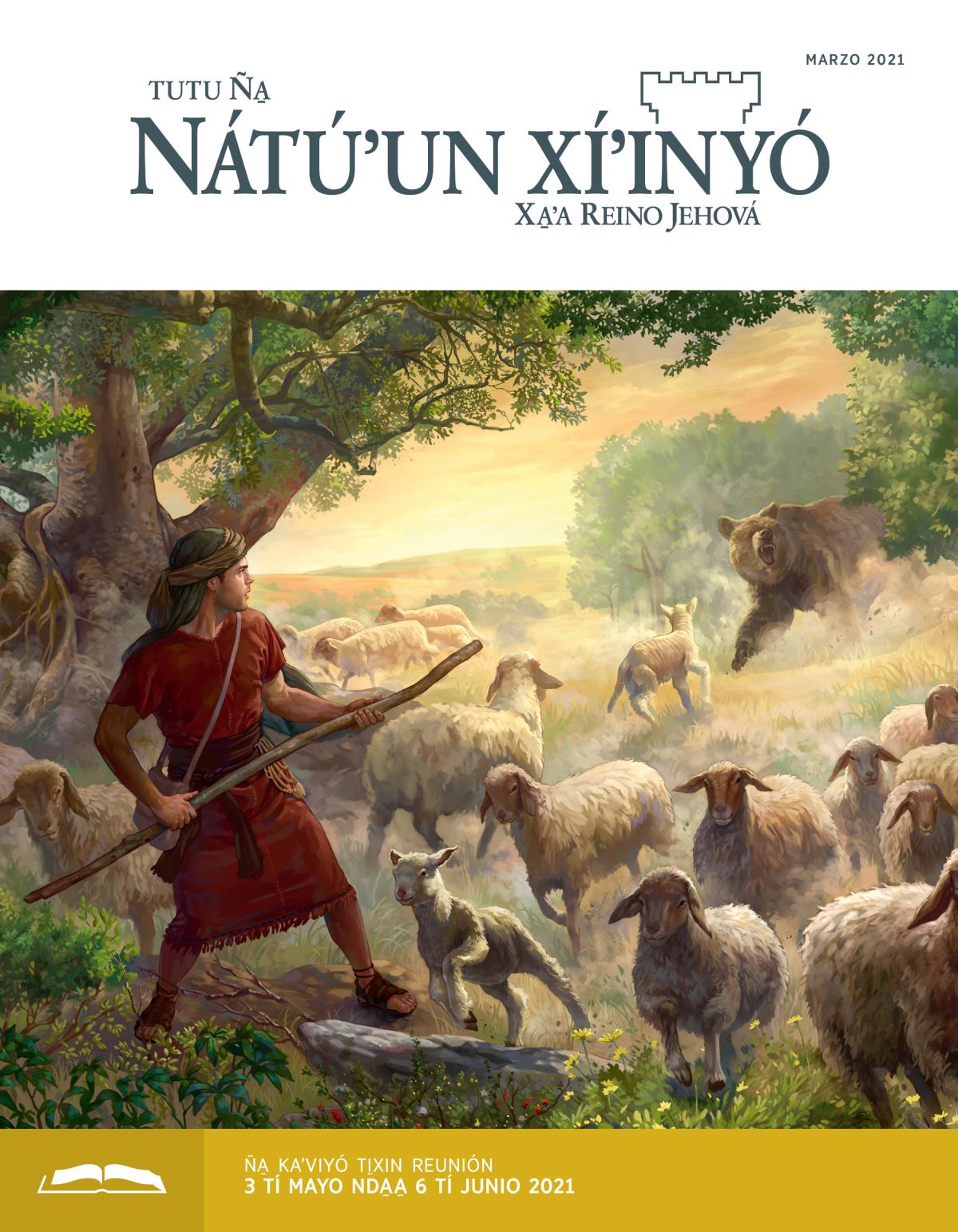 Tutu Ña̱ Nátúʼun xíʼinyó (ña̱ kaʼviyó ti̱xin reunión), marzo 2021.