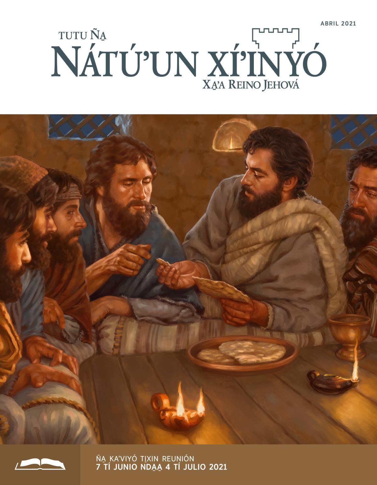 Tutu Ña̱ Nátúʼun xíʼinyó (ña̱ kaʼviyó ti̱xin reunión), abril 2021.