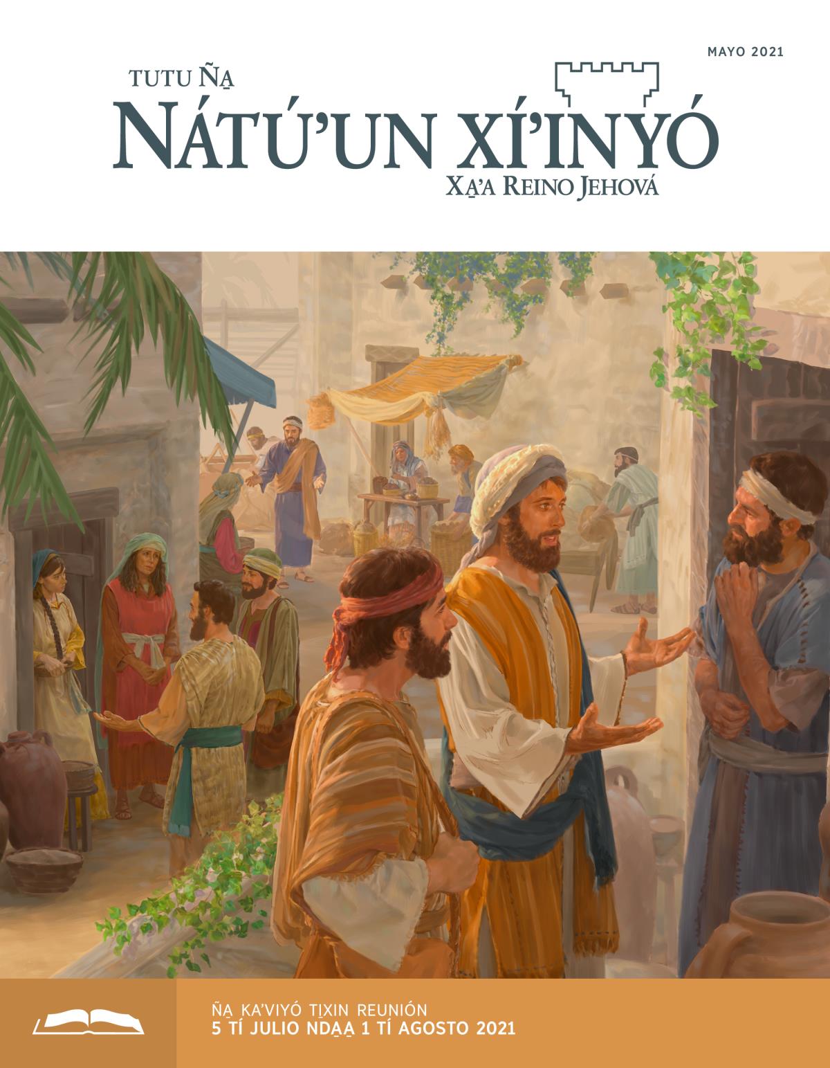 Tutu Ña̱ Nátúʼun xíʼinyó (ña̱ kaʼviyó ti̱xin reunión), mayo 2021.