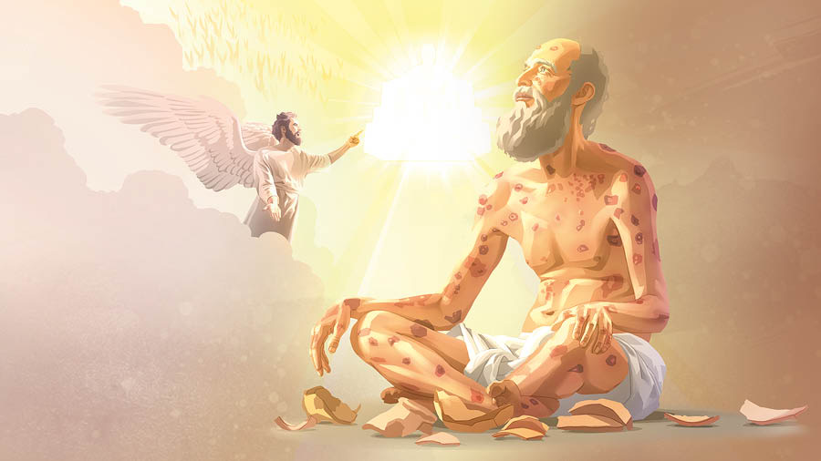 Ta̱ Ndi̱va̱ʼa íyora chí ndiví, ta káʼa̱nra ña̱ va̱ása va̱ʼa xa̱ʼa̱ ta̱ Job xíʼin Jehová. Ta̱ Job íyora nu̱ú ñuʼú ta íyoní ndi̱ʼi ku̱ñura.