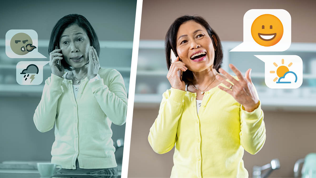 Na̱ʼná ña̱ náʼa̱ u̱vi̱ ña̱ kéʼé iin ñá hermana. 1. Nu̱ú na̱ʼná ña̱ nu̱ú, káʼa̱nñá xíʼin teléfono. Ta chí sii̱nñá va̱xi na̱ʼná válí ña̱ náʼa̱ ña̱ va̱ása va̱ʼa íyo ña̱ káʼa̱nñá. 2. Nu̱ú na̱ʼná ña̱ u̱vi̱, kúsi̱í-iniñá káʼa̱nñá xíʼin teléfono. Ta chí sii̱nñá va̱xi u̱vi̱ na̱ʼná, iinña kúú iin nu̱ú ña̱ kúsi̱í-ini ta inkaña kúú iin ñu̱ʼu ña̱ kánuu sa̱tá iin vi̱kó, ta ña̱yóʼo ndána̱ʼa̱ña tu̱ʼun va̱ʼa ña̱ káʼa̱nñá.