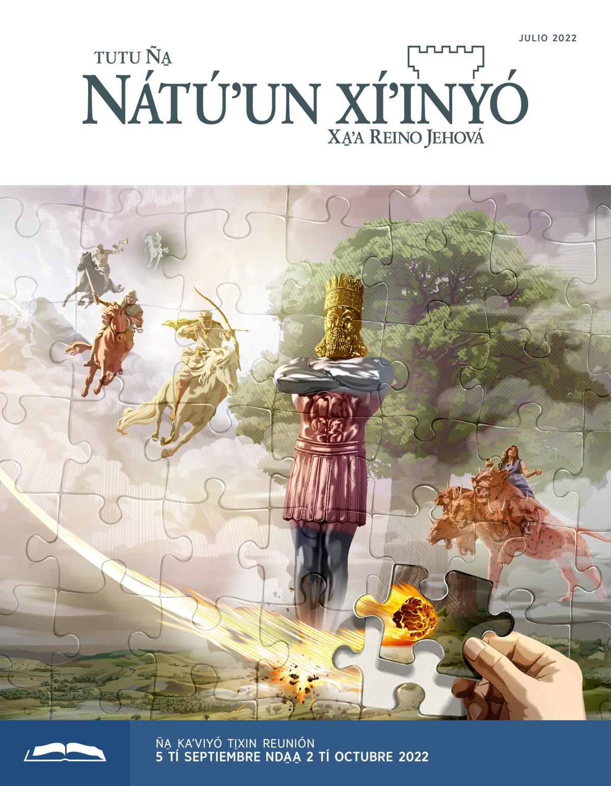 Tutu Ña̱ Nátúʼun xíʼinyó (ña̱ kaʼviyó ti̱xin reunión), julio 2022.