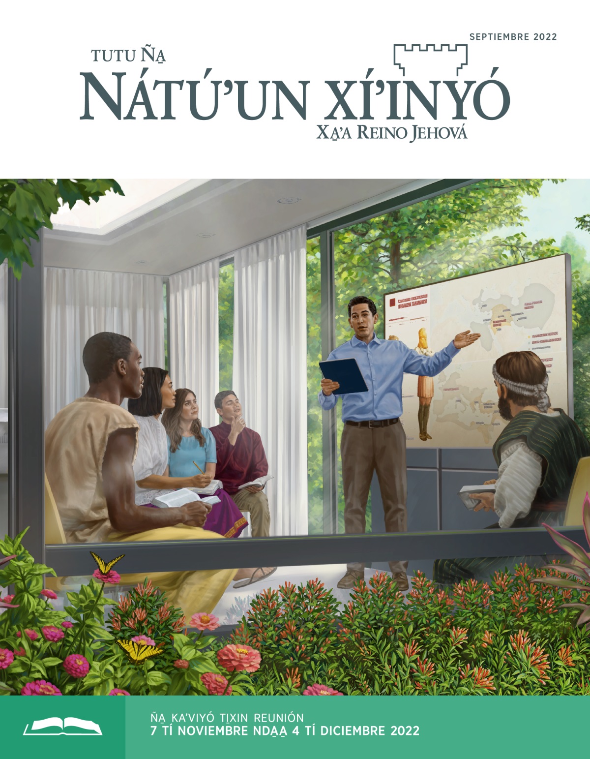 Tutu Ña̱ Nátúʼun xíʼinyó (ña̱ kaʼviyó ti̱xin reunión), septiembre 2022.