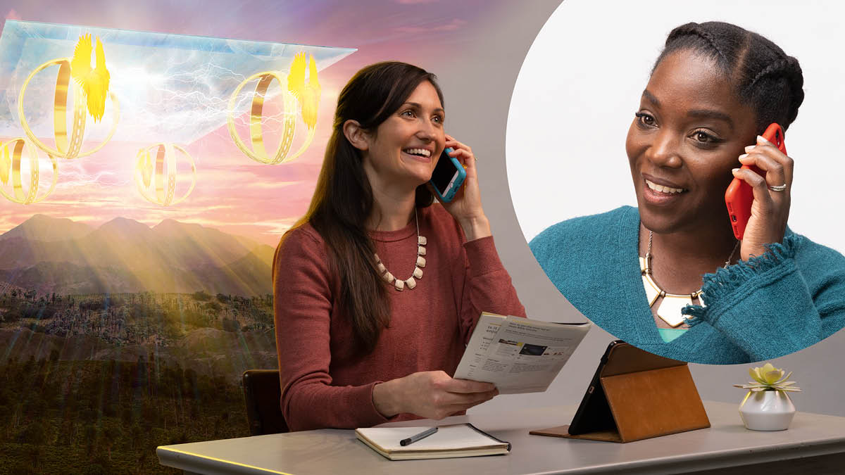 Ñá hermana yóʼo nátúʼunñá xíʼin ñá ñaʼá ñá va̱ʼaní xi̱niso̱ʼo xíʼin teléfono. Chí sa̱tá va̱xi carro Jehová.