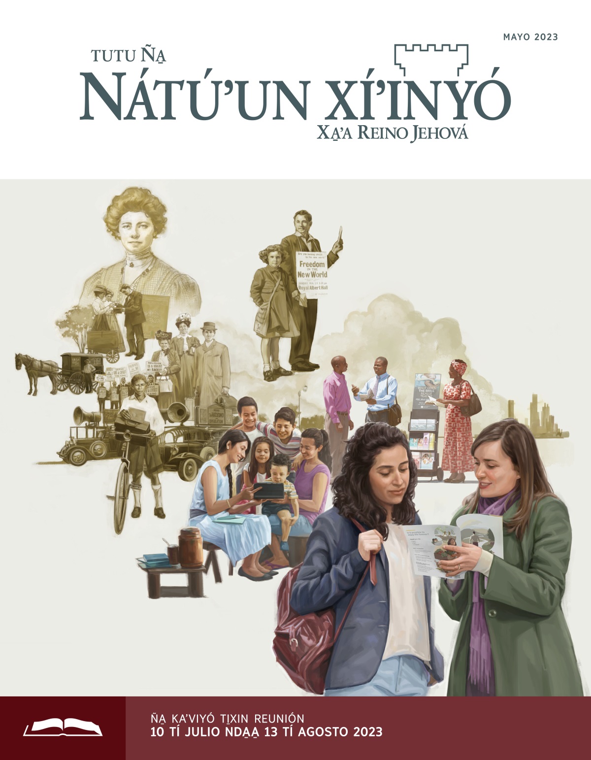 Tutu Ña̱ Nátúʼun xíʼinyó (ña̱ kaʼviyó ti̱xin reunión), mayo 2023.