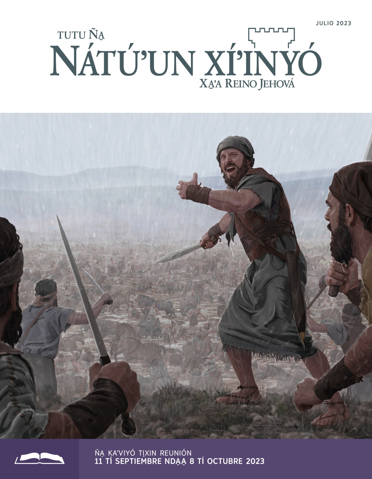 Tutu Ña̱ Nátúʼun xíʼinyó (ña̱ kaʼviyó ti̱xin reunión), julio 2023.