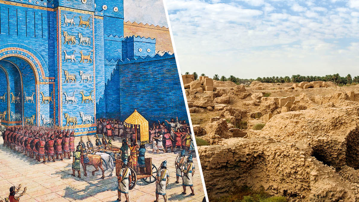 Nu̱ú va̱xi ku̱a̱ʼá na̱ʼná: 1. Yéʼé ñuu Babilonia. Ku̱a̱ʼání na̱ soldado ndíta, ta iin ta̱ ndísochíñu kánuura sa̱tá iin carreta tú ñúʼu kuáyi̱. 2. Siaʼa náʼa̱ nu̱ú ni̱xi̱yo ñuu Babilonia tiempo vitin.