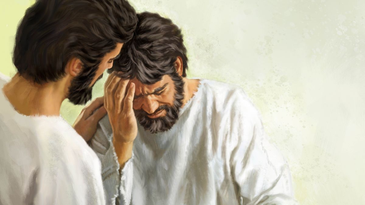 Tándi̱ʼi nda̱taku ta̱ Jesús sándi̱kora-ini ta̱ Pedro.