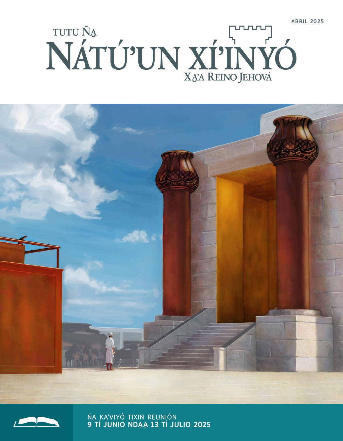 Iin ta̱ levita níndichira chí yéʼé ña̱ templo.