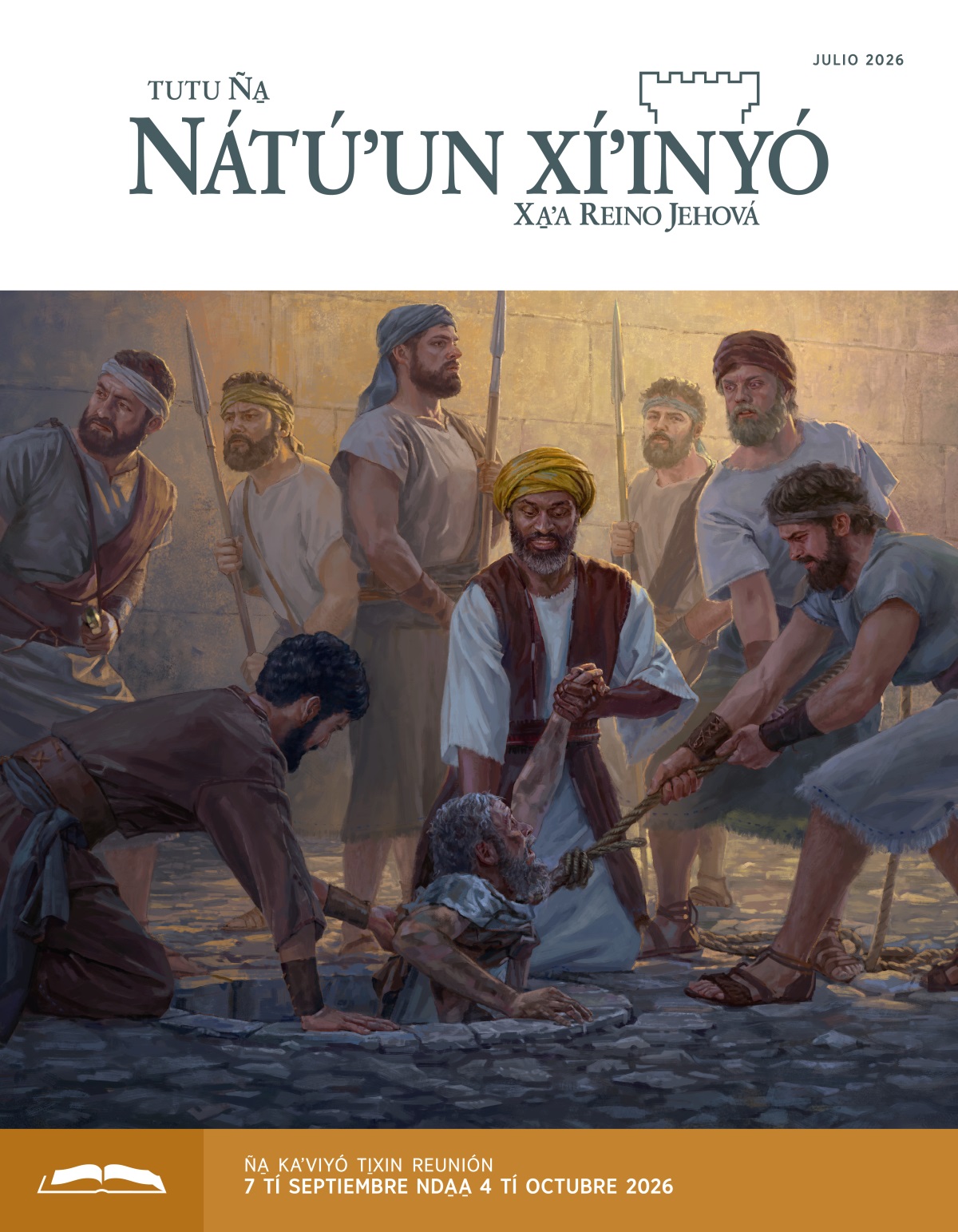 Ta̱ Ébed-Mélec xíʼin inka na̱ ta̱a távána ta̱ Jeremías ini iin pozo. Ta inka na̱ ta̱a ndáana.