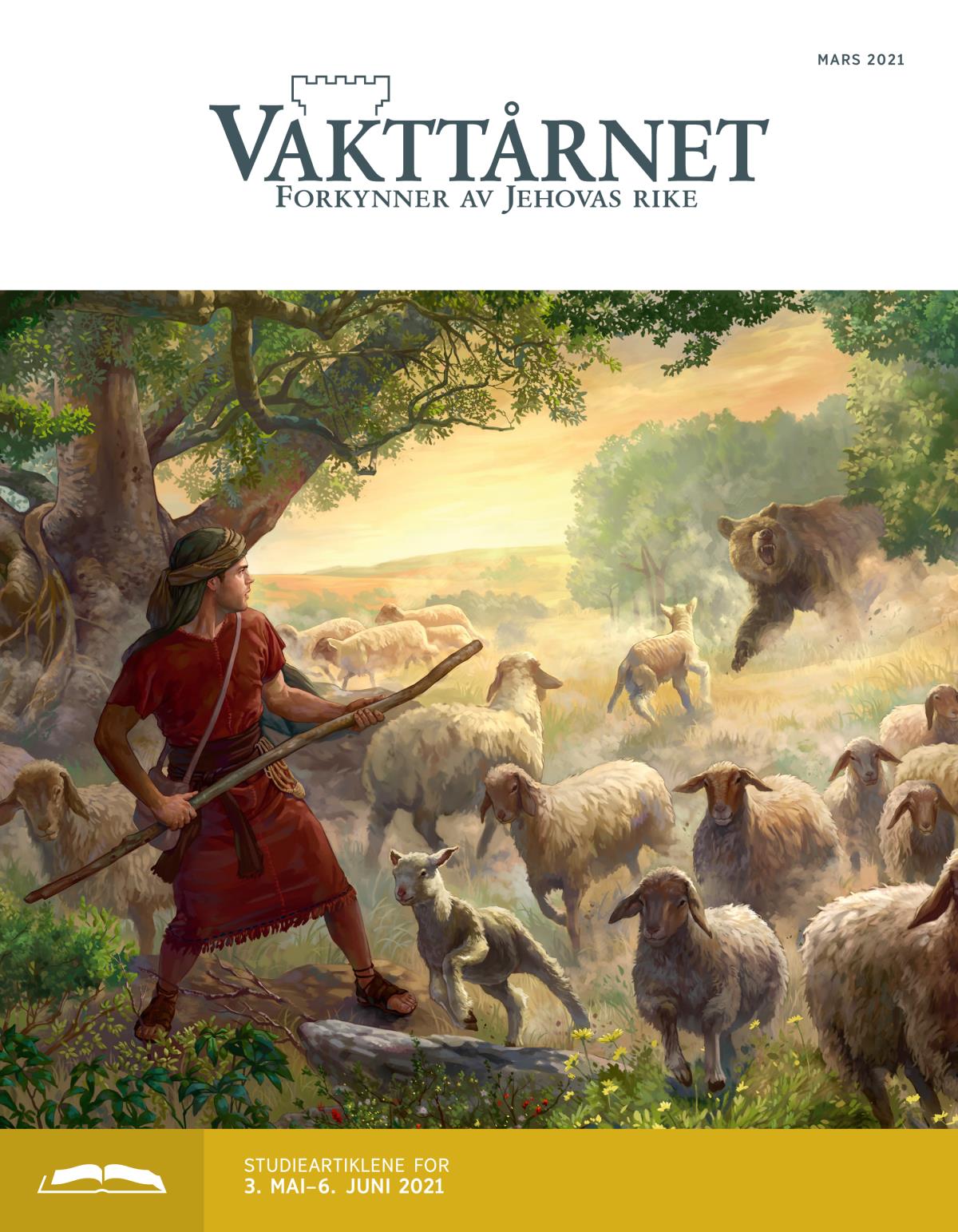 Studieutgaven av Vakttårnet, mars 2021.