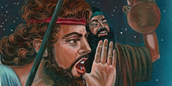 Pod osłoną nocy Dawid woła do króla Saula
