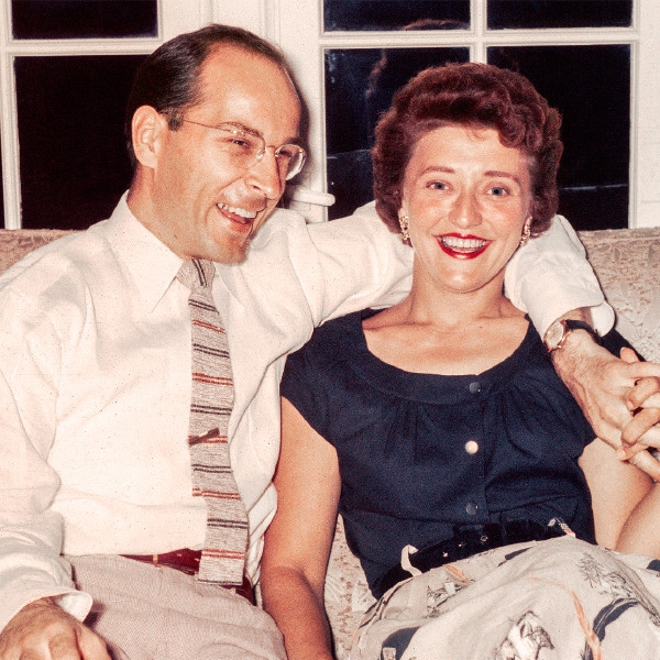 Ted i Melita Jaracz jako młode małżeństwo