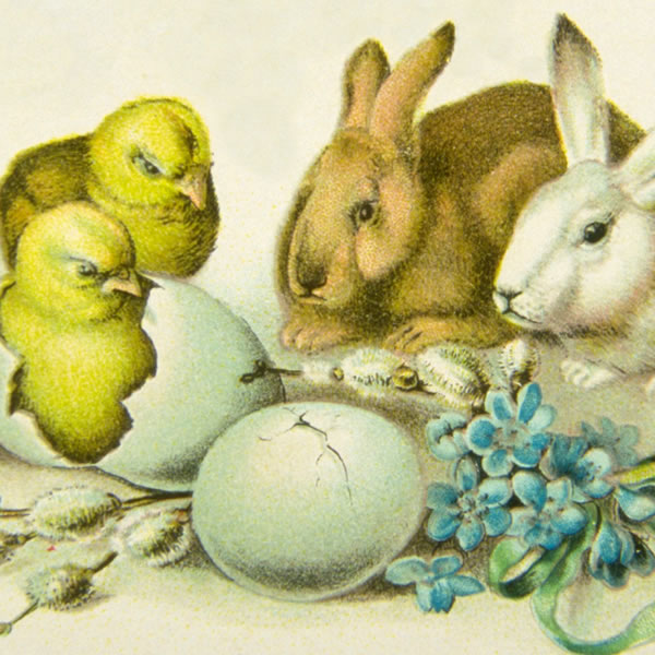 Wielkanocne zajączki, kurczaczki i jajka