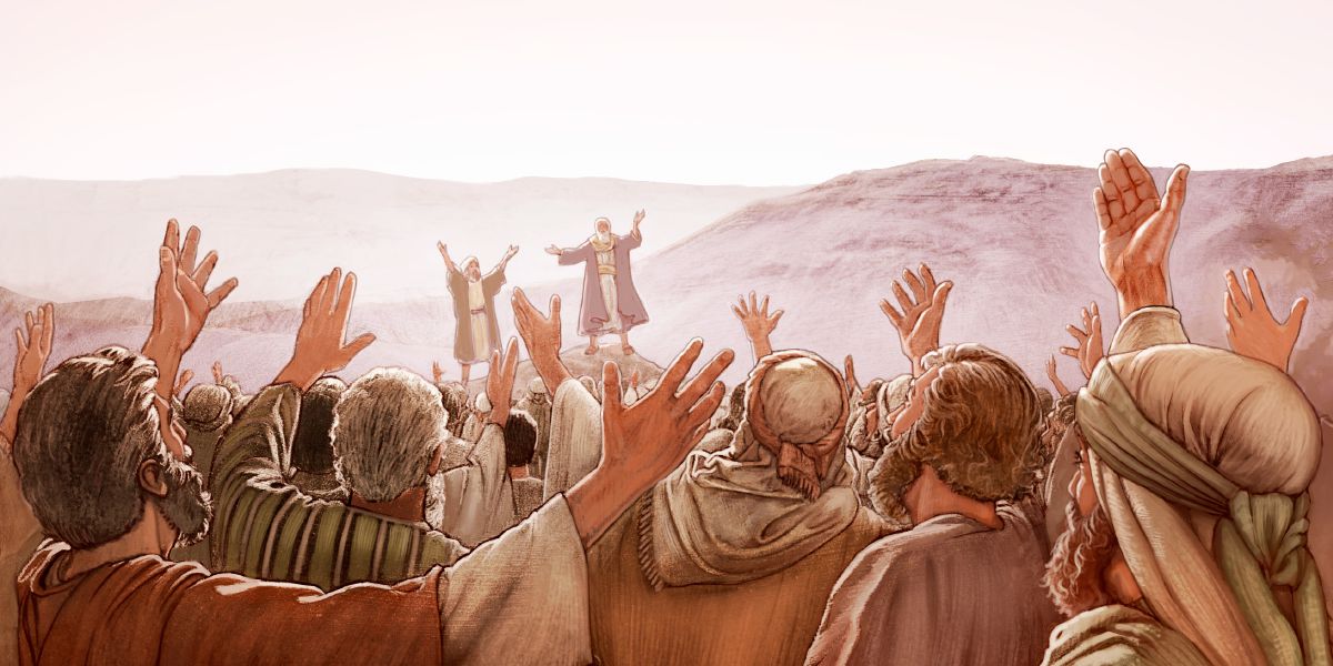 Mojżesz przemawia do Izraelitów