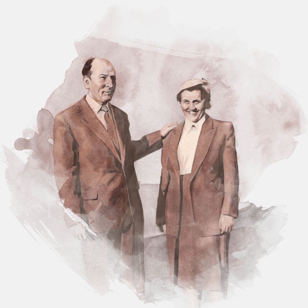 Martin e Gertrud Poetzinger.